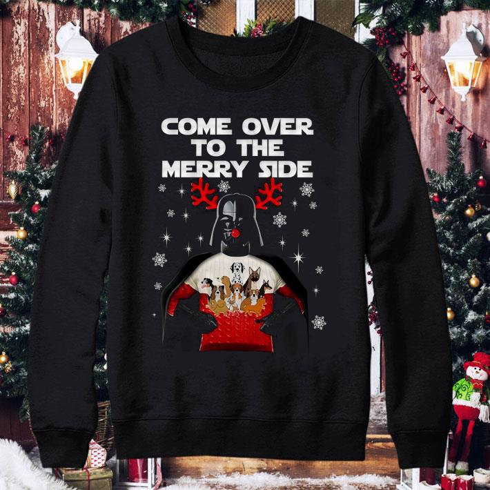 Hot Star Wars Darth Vader Come Over To The Merry Side Christmas shirt 2 Hot Star Wars Darth Vader Come Over To The Merry Side Christmas shirt