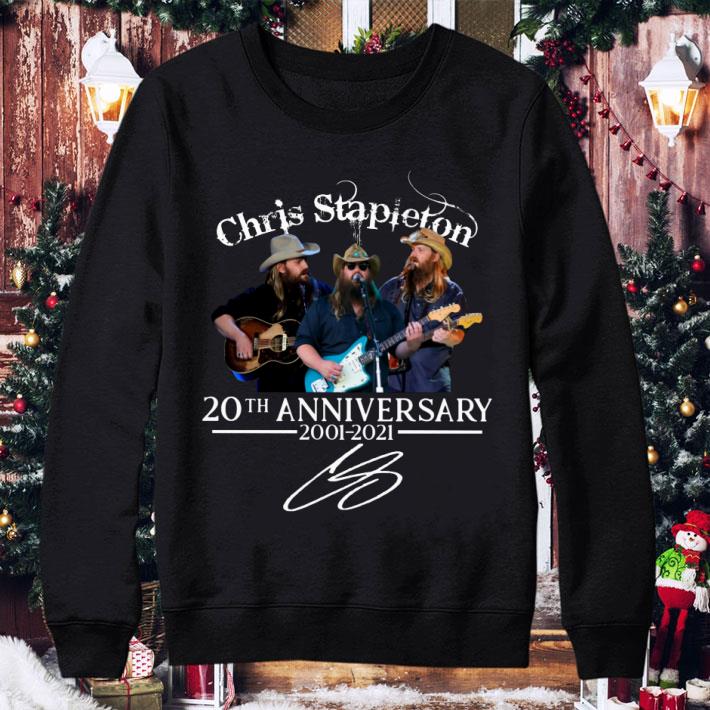 Chris Stapleton 20th Anniversary 2001-2021 Signature shirt 2 Chris Stapleton 20th Anniversary 2001-2021 Signature shirt