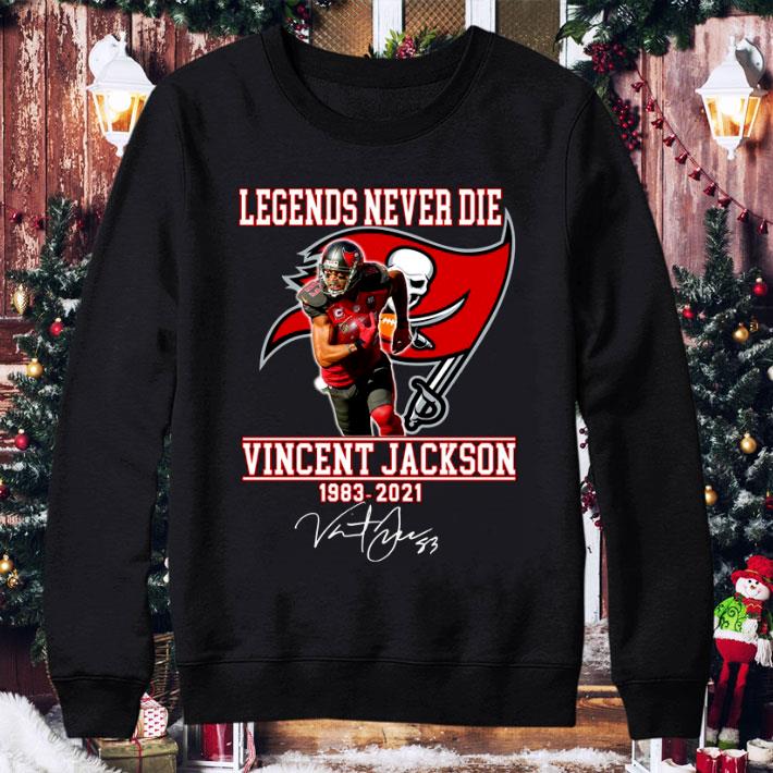 Premium Vicent Jackson Tampa Bay Buccaneers Legends Never Die 1983-2021 Signature Shirt 2 Vicent Jackson Tampa Bay Buccaneers Legends Never Die 1983-2021 Signature Shirt
