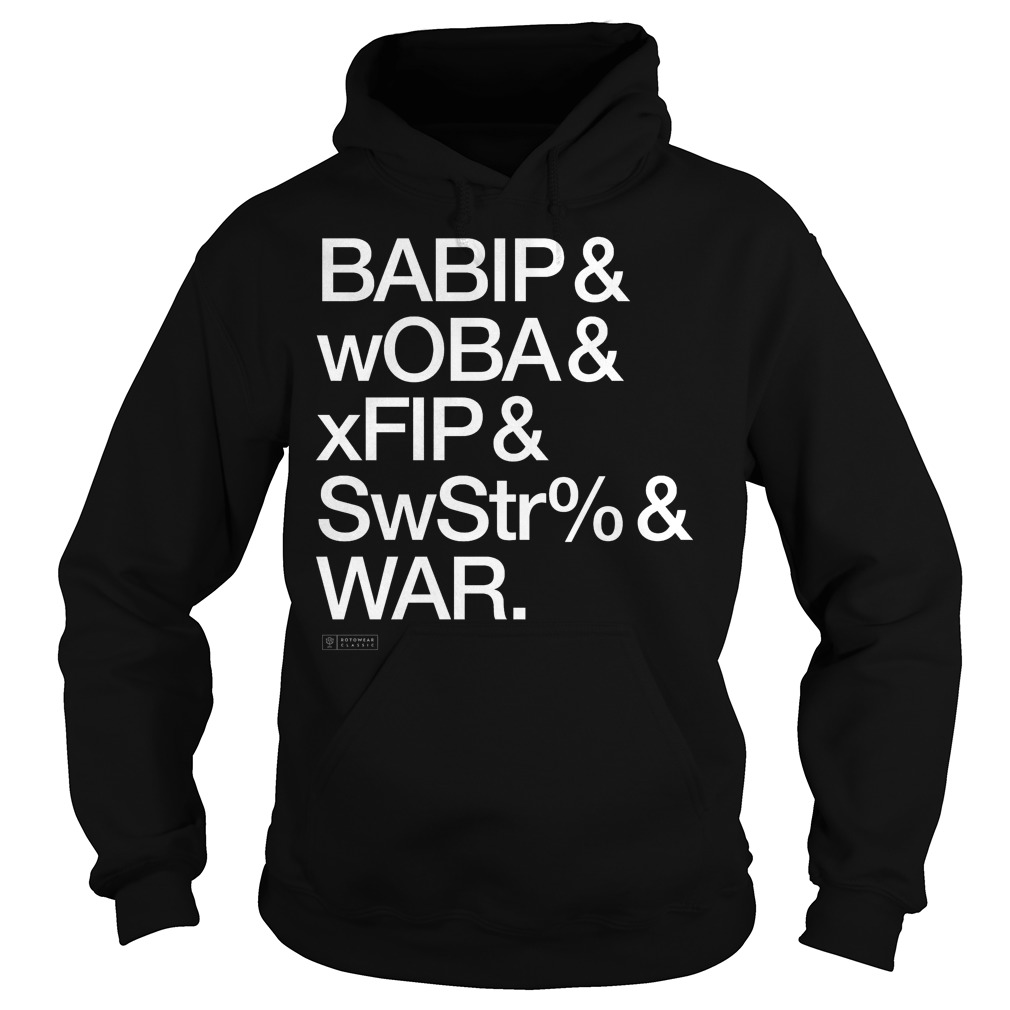 Babip & Woba & Xfip Fantasy Baseball Advanced Stats Shirt OMG Shirts