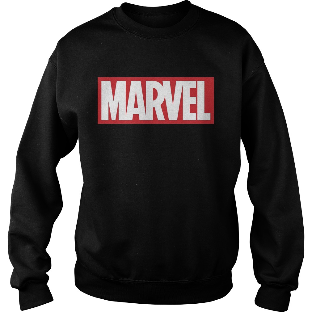 Marvel Classic Bold Logo Graphic Shirt 4 Marvel Classic Bold Logo Graphic Sweater