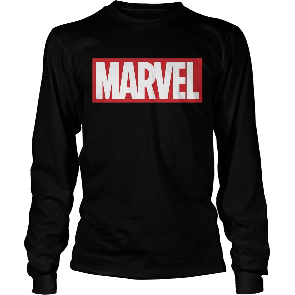 Marvel Classic Bold Logo Graphic Shirt 3 Marvel Classic Bold Logo Graphic Longsleeve