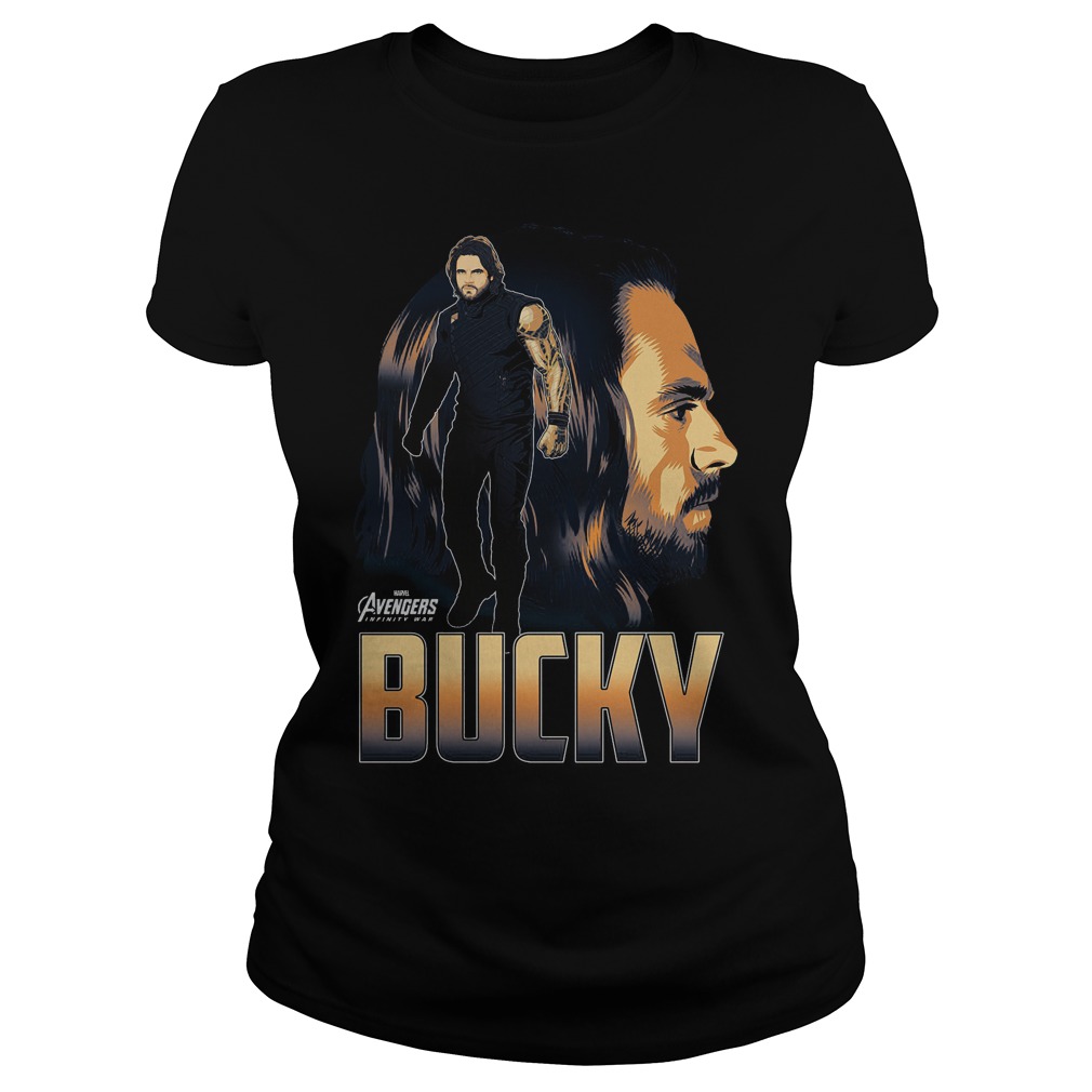 Marvel Infinity War Bucky Big Head Profile Shirt 7 Marvel Infinity War Bucky Big Head Profile Ladies