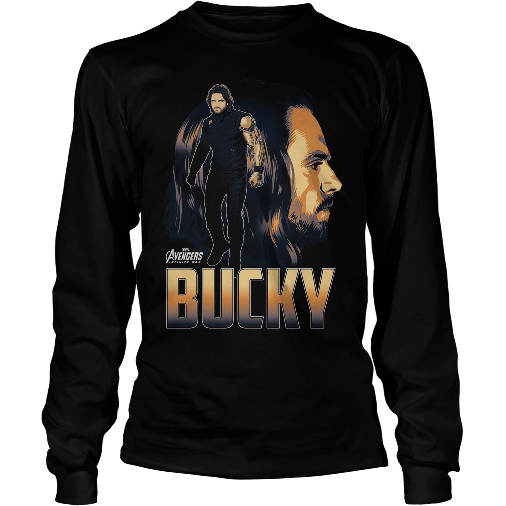Marvel Infinity War Bucky Big Head Profile Shirt 4 Marvel Infinity War Bucky Big Head Profile Longsleeve