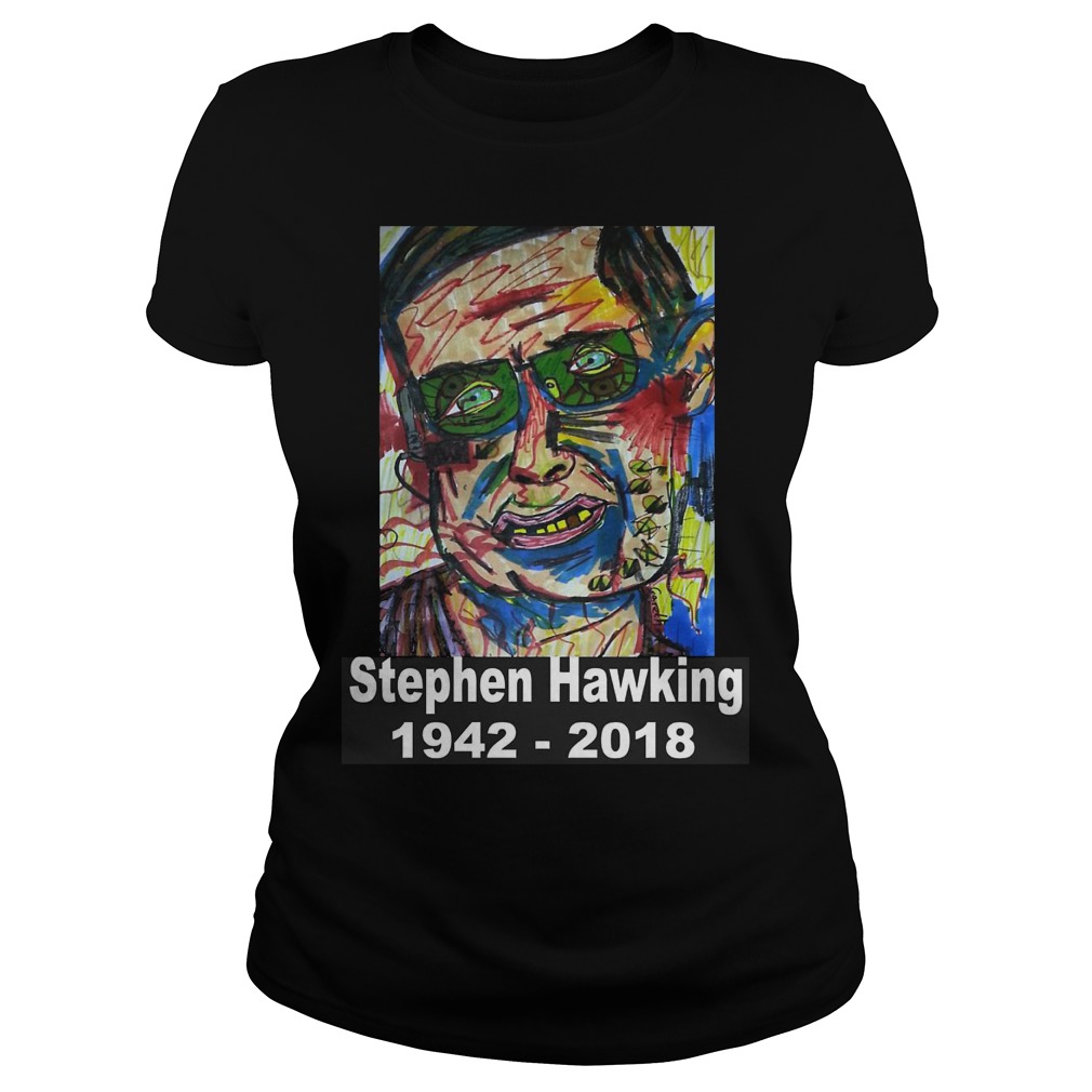 Stephen Hawking Van Gogh Graphic Shirt 7 Stephen Hawking Van Gogh Graphic Ladies
