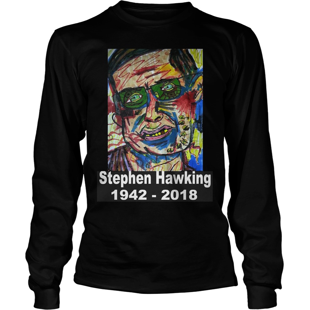 Stephen Hawking Van Gogh Graphic Shirt 4 Stephen Hawking Van Gogh Graphic Longsleeve