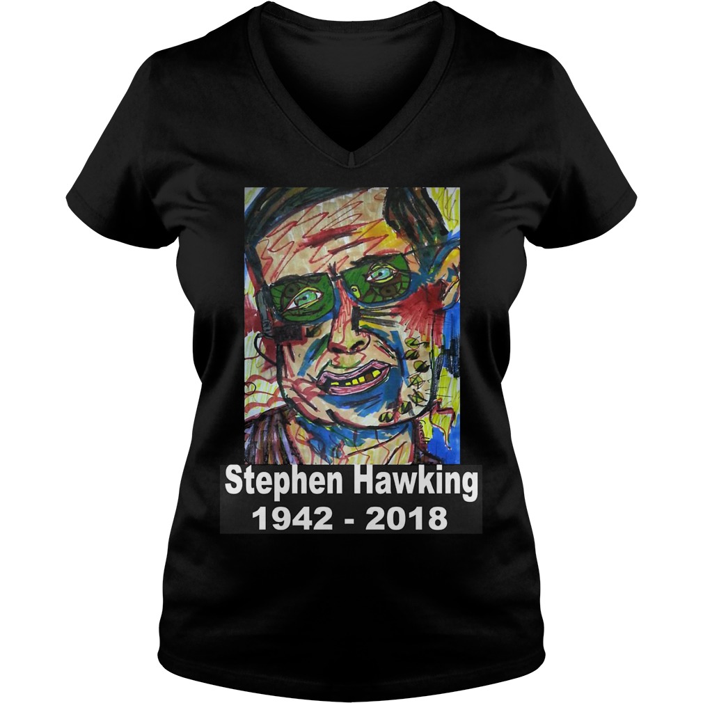 Stephen Hawking Van Gogh Graphic Shirt 5 Stephen Hawking Van Gogh Graphic V Neck