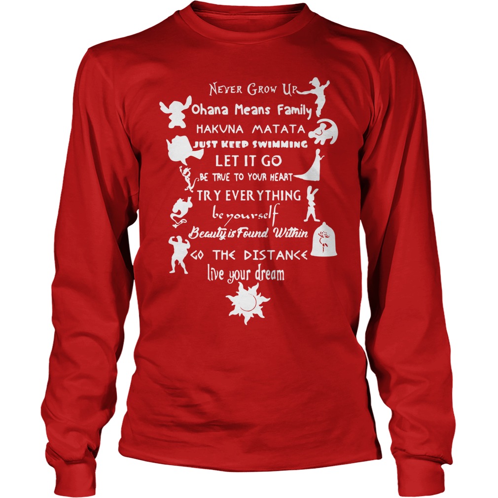 11 Best Disney Lessons Shirt 15 11 Best Disney Lessons Shirt Longsleeve