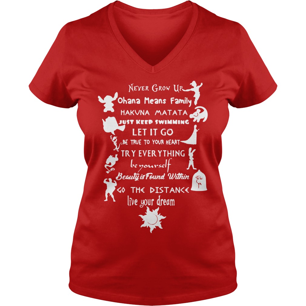 11 Best Disney Lessons Shirt 16 11 Best Disney Lessons Shirt V Neck