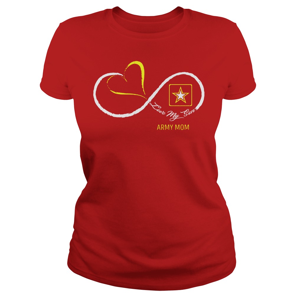 Army Mom Love My Son Shirt 7 Army Mom Love My Son Ladies