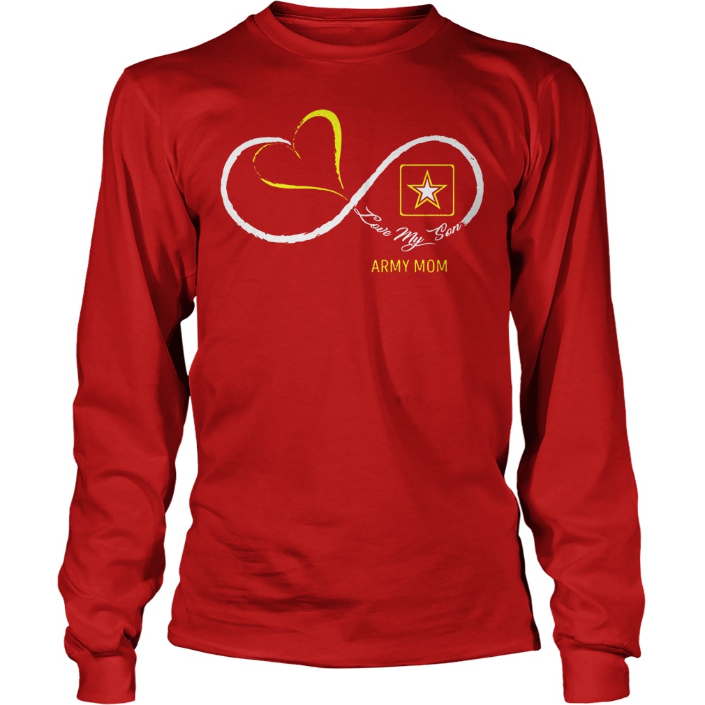 Army Mom Love My Son Shirt 4 Army Mom Love My Son Longsleeve
