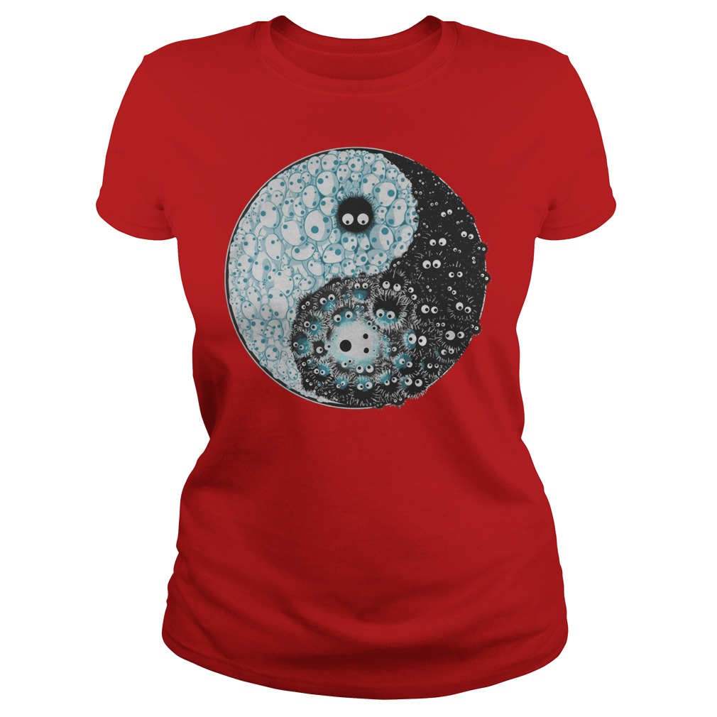 Studio Ghibli Kodama And Susuwatari Soot Sprites Yin Yang Shirt 7 Studio Ghibli Kodama And Susuwatari Soot Sprites Yin Yang Ladies