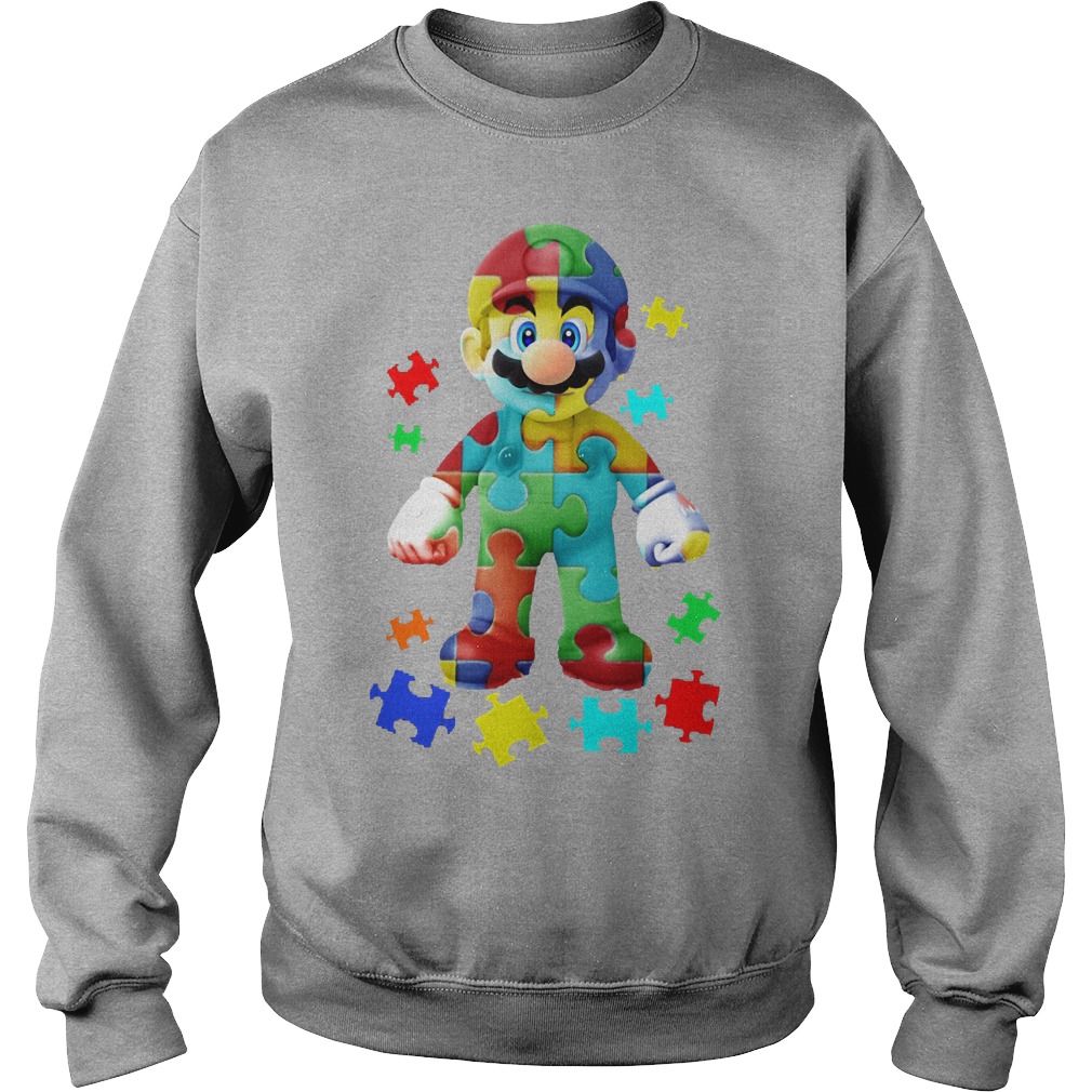 Super Mario Autism Awareness Shirt OMG Shirts