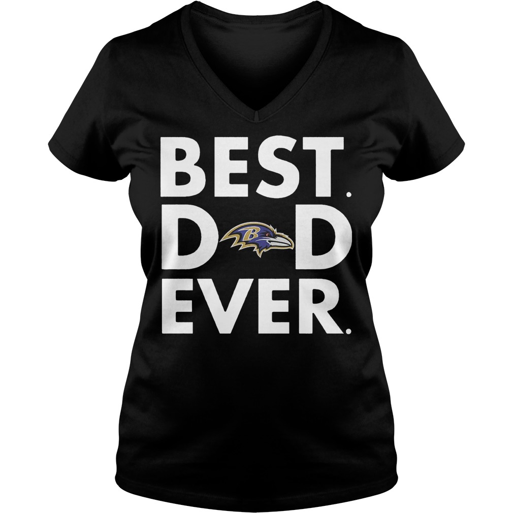 New Best Dad Ever Baltimore Ravens Shirt 5 New Best Dad Ever Baltimore Ravens V Neck