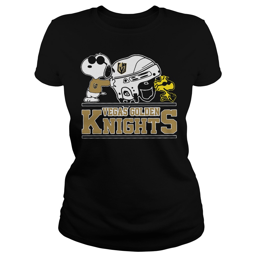 Vegas Golden Knights Snoopy And Woodstock T-Shirt 6 Vegas Golden Knights Snoopy And Woodstock Ladies