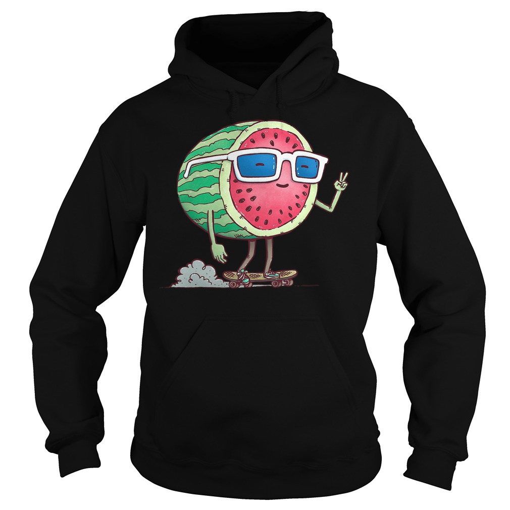 Watermelon Skater T-Shirt 2 Watermelon Skater T-Shirt Hoodie