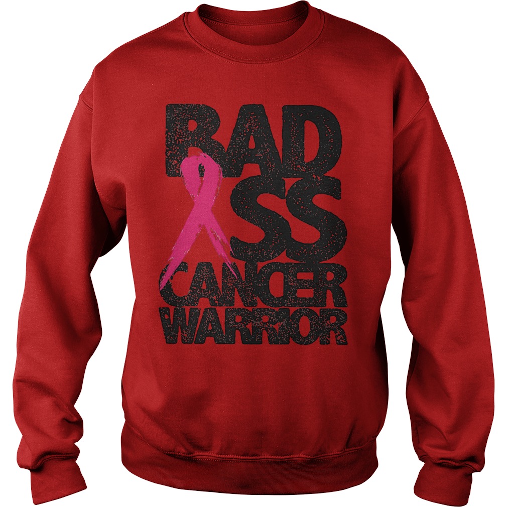 Cheap Badass Cancer Warrior Shirt 4 Cheap Badass Cancer Warrior Shirt Sweatshirt Unisex
