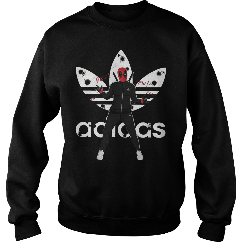 Official Adidas Deadpool Shirt 3 Official Adidas Deadpool Shirt Sweatshirt Unisex