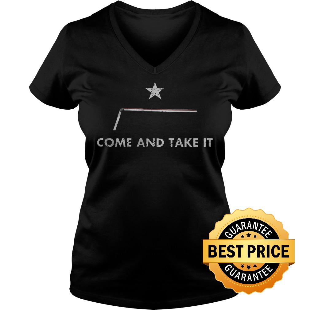 Official Straws come and take it shirt 4 Official Straws come and take it shirt Ladies V-Neck