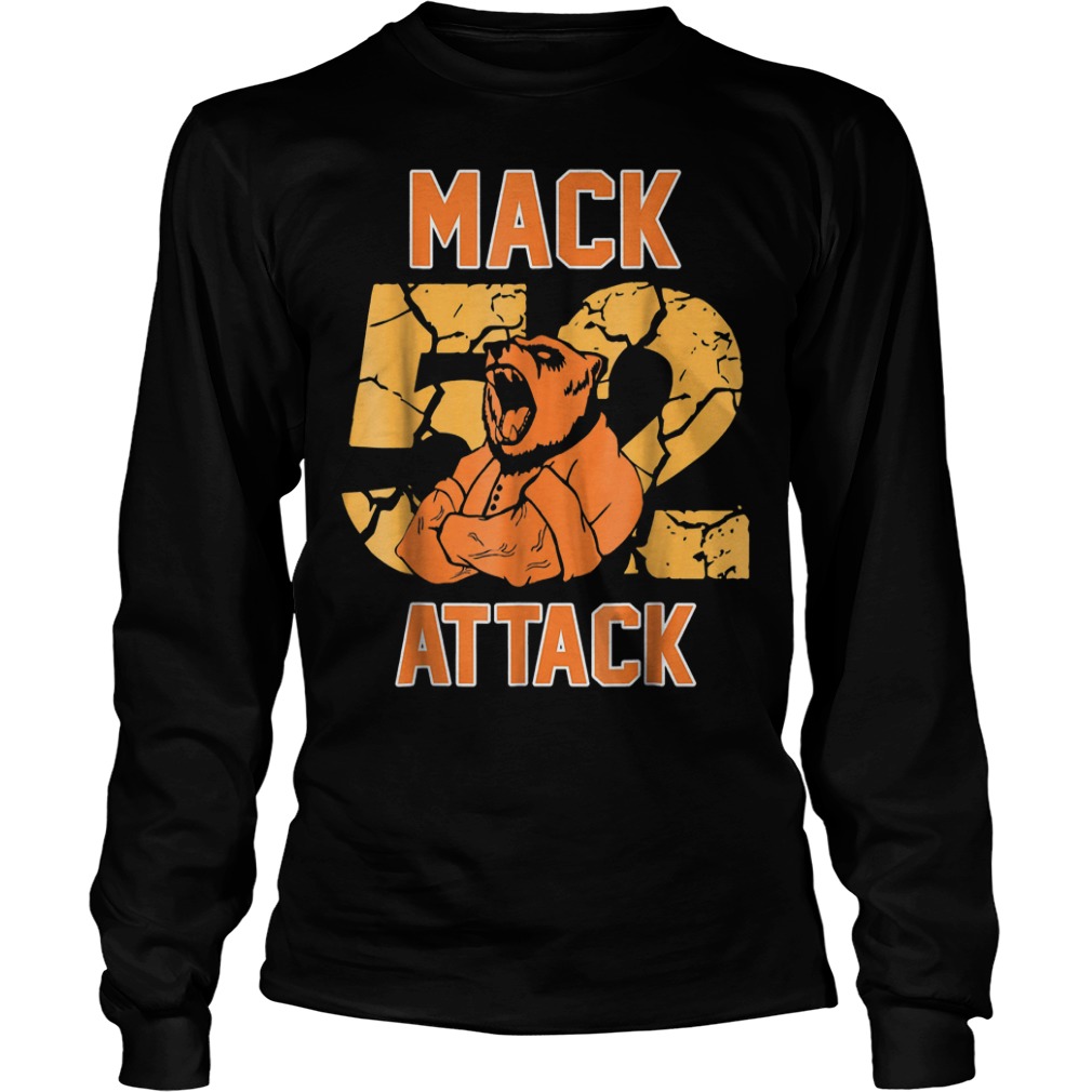 Mack Attack 52 Chicago Football Shirt 5 Mack Attack 52 Chicago Football Shirt Longsleeve Tee Unisex