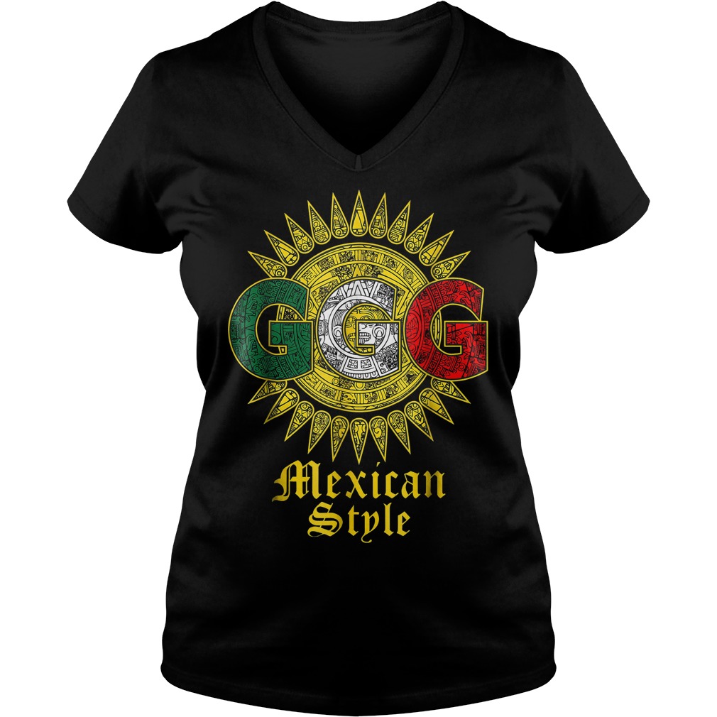 Triple G Sun Mexican shirt 4 Triple G Sun Mexican shirt Ladies V-Neck