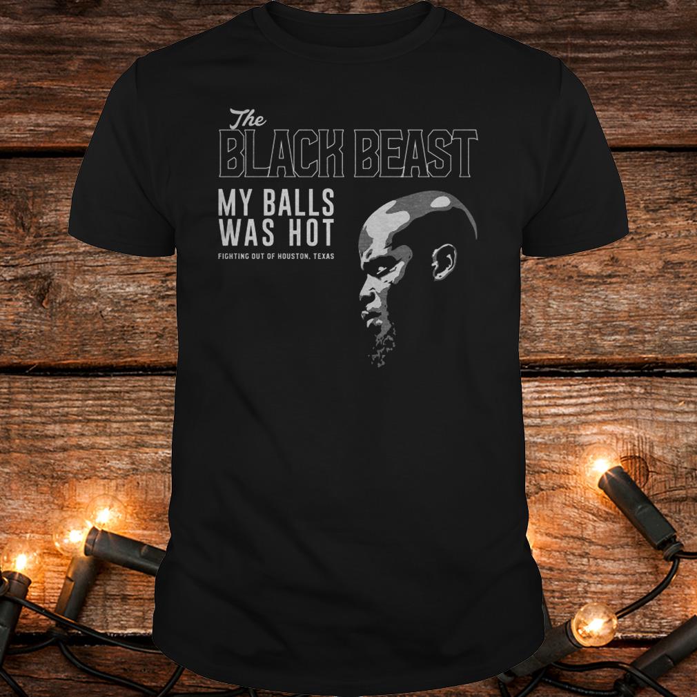 Awesome Derrick Lewis The black beast my balls was hot shirt 9 Awesome Derrick Lewis The black beast my balls was hot shirt Classic Guys / Unisex Tee
