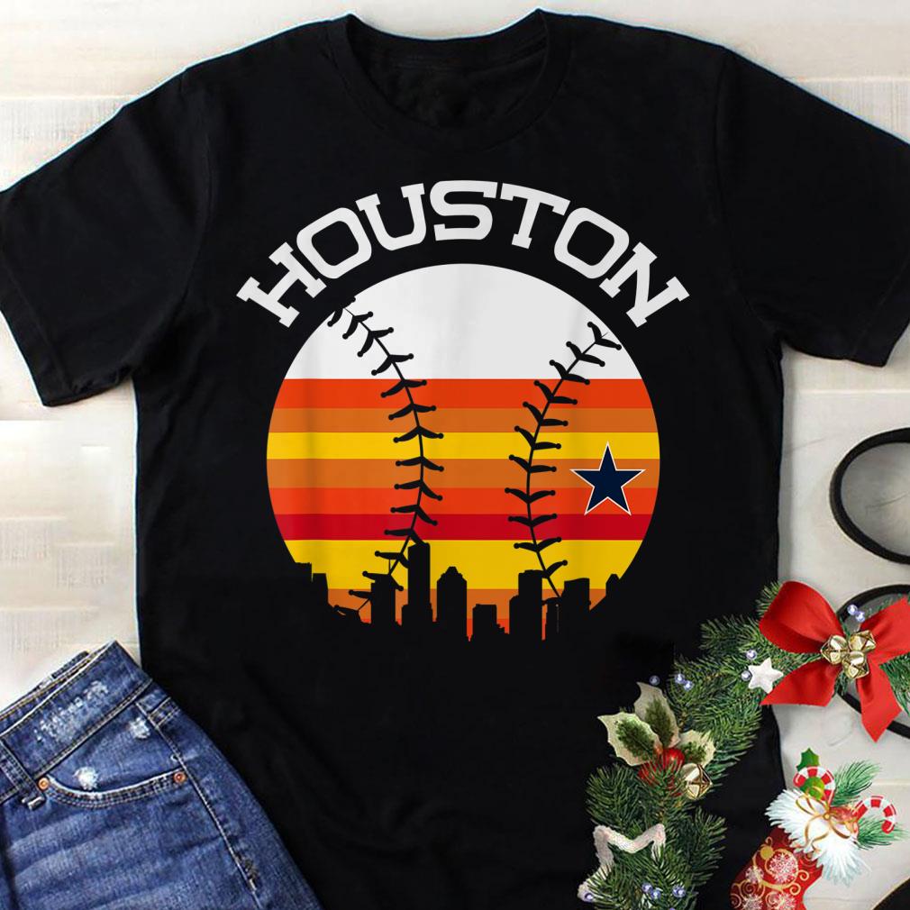 Awesome Houston Baseball Throwback Retro Astro Stripe 2018 shirt