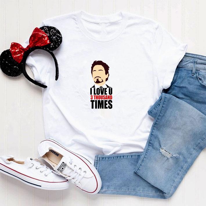 Funny Ironman I Love You 3 Thousand times shirt