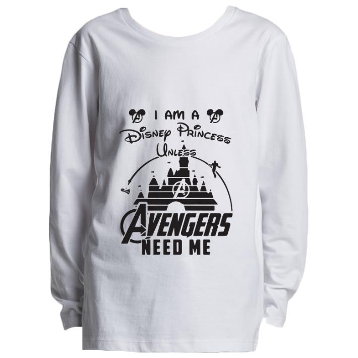 Hot I am a Disney Princess unless Avengers need me head Mickey mouse shirt 5 Hot I am a Disney Princess unless Avengers need me head Mickey mouse shirt