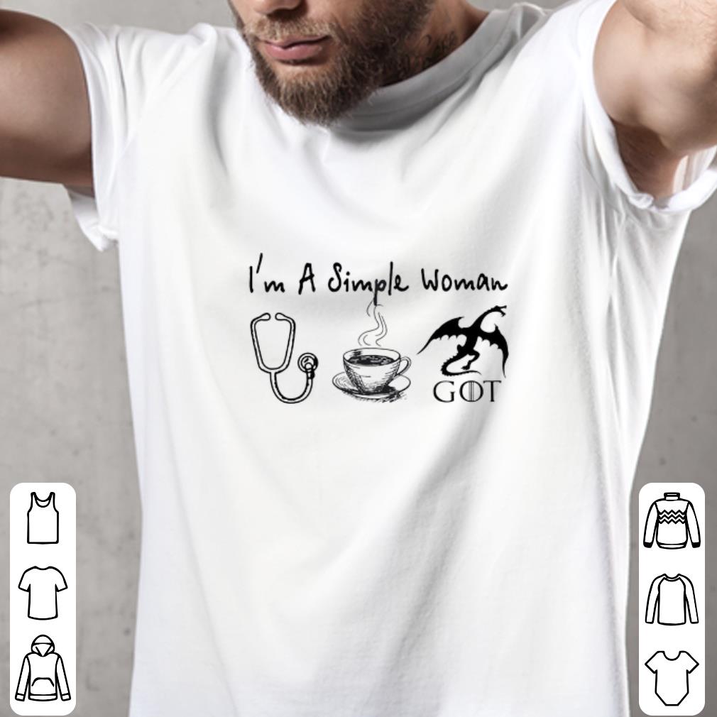 Hot I’m a simple woman nurse coffee Game Of Thrones shirt 1 Hot I’m a simple woman nurse coffee Game Of Thrones shirt 2