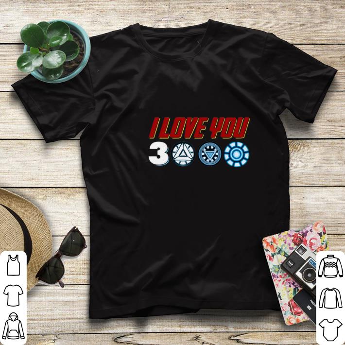 Official Iron Man I Love You 3000 Arc Reactor shirt