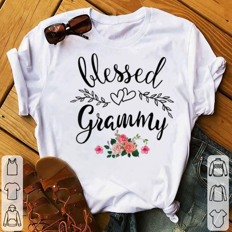 The best Blessed Grammy with flower Mother's Day shirt 5 The best Blessed Grammy with flower Mother's Day shirt