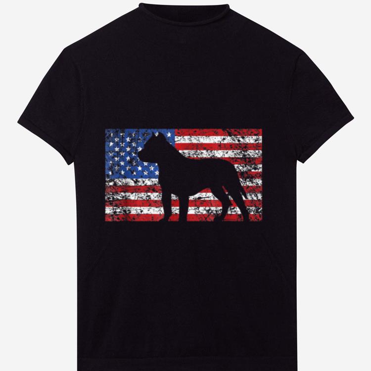 American Flag Pitbull Dog 4th Of July Usa Gift shirt