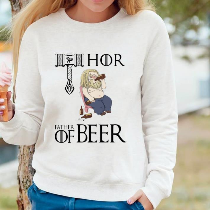 Awesome Avengers endgame fat Thor father of beer shirt 5 Awesome Avengers endgame fat Thor father of beer shirt