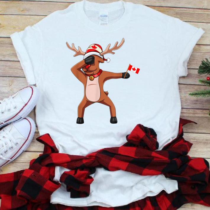 Canadian Dabbing Moose Canada Day sjirt