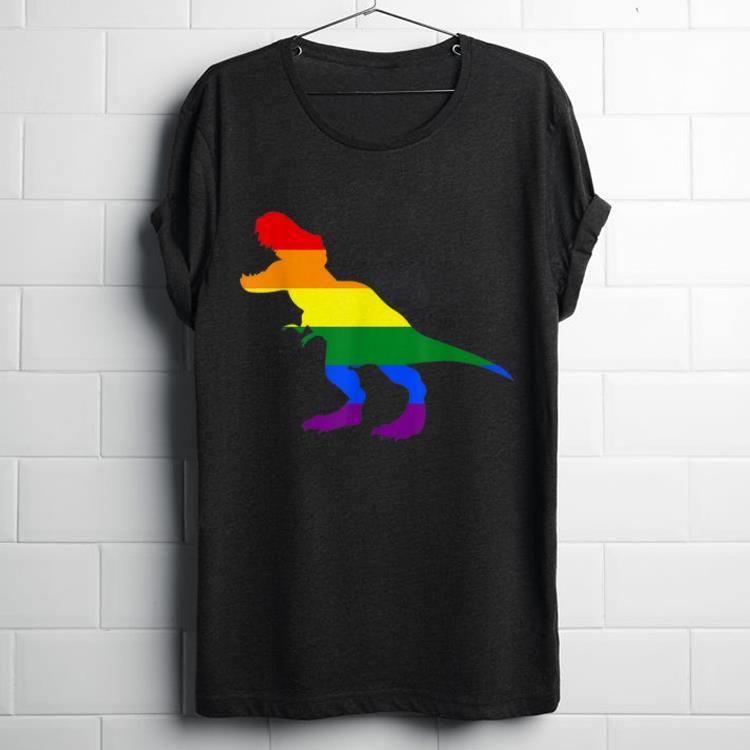Dino Pride Rainbow Flag LGBT Pride Month Gift shirt