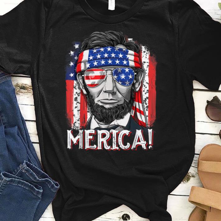 Lincoln 4th Of July Boys Merica American Flag Gifts sjirt