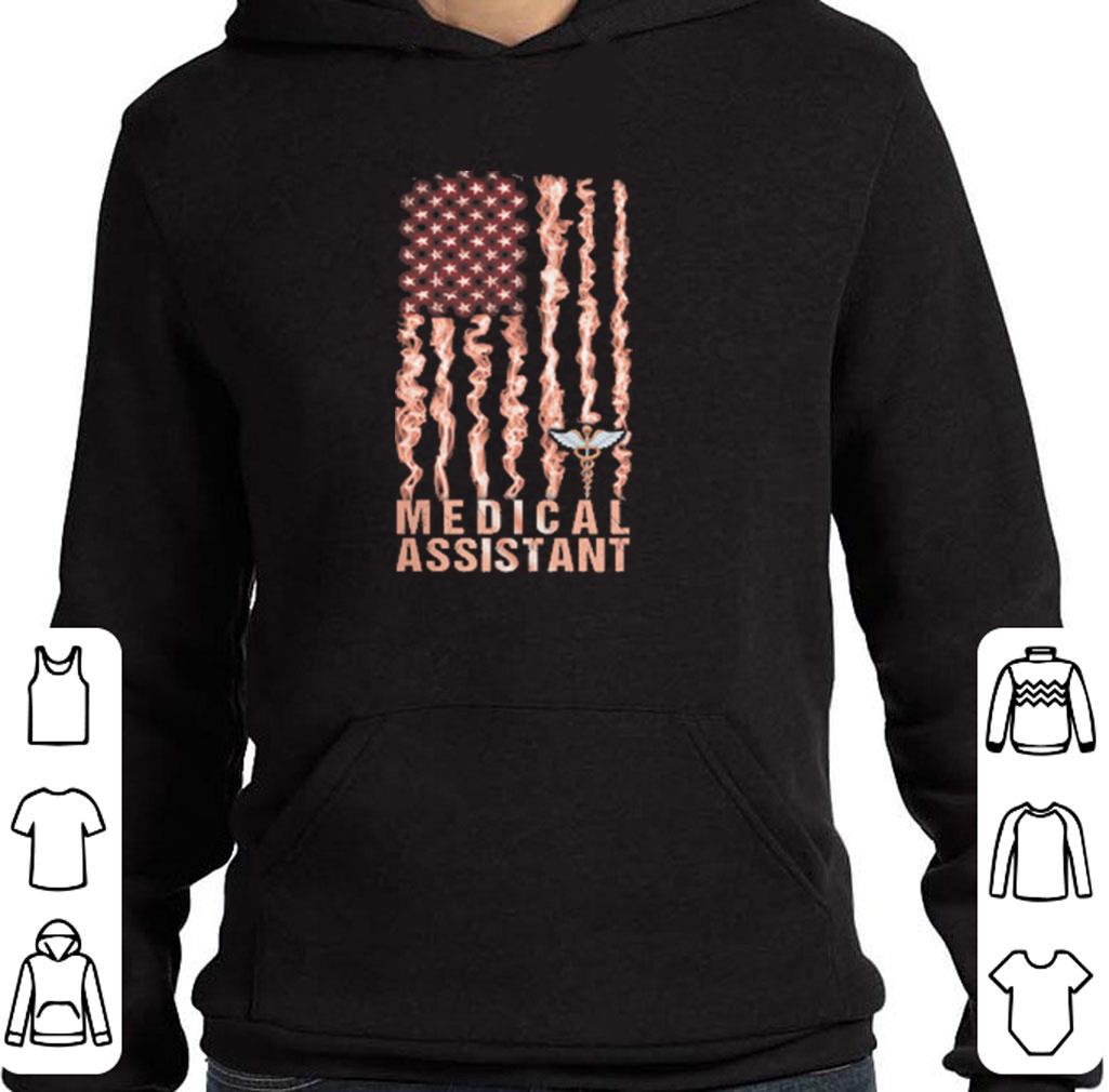 Medical assistant American flag shirt