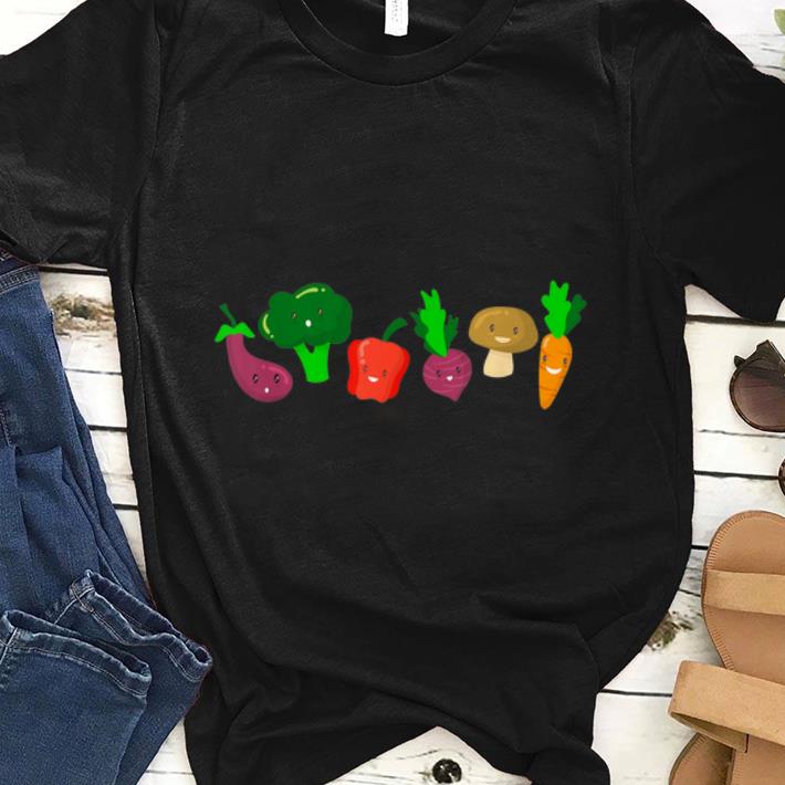 Nice Vegetables Emojis Art Funny Vegan Lover Gift Shirt