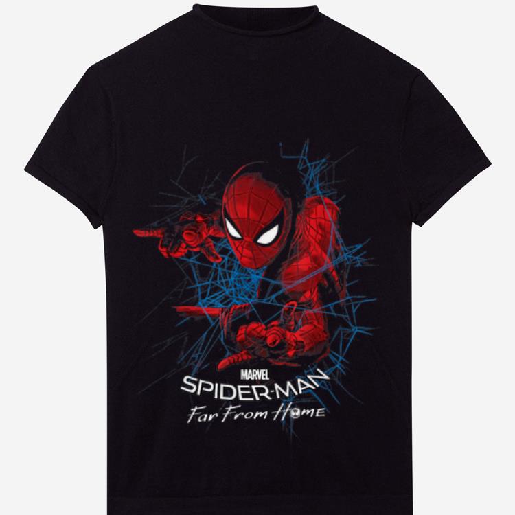 Official Marvel Spider-man Far From Home Web Stealth Graphic Shirt