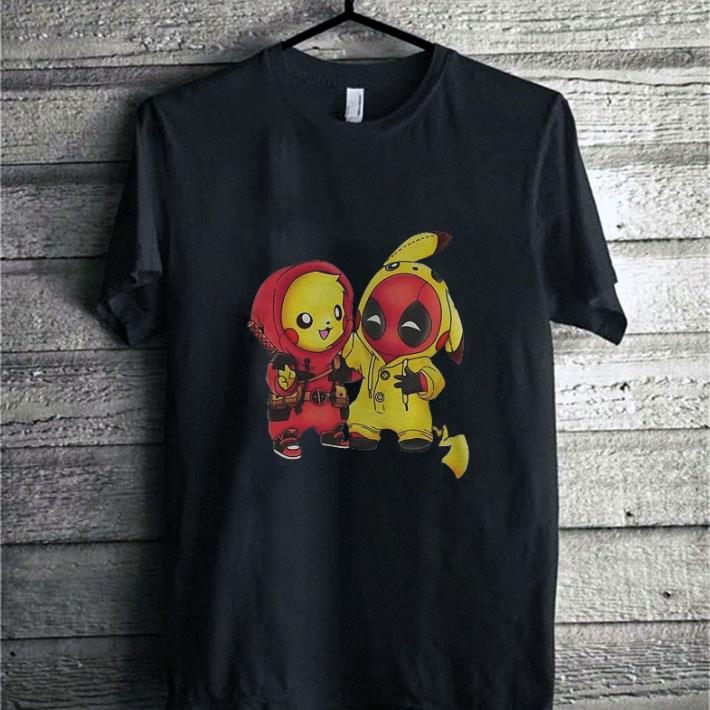 Official Pokemon Pikachu and Deadpool shirt Official Pokemon Pikachu and Deadpool shirt 1