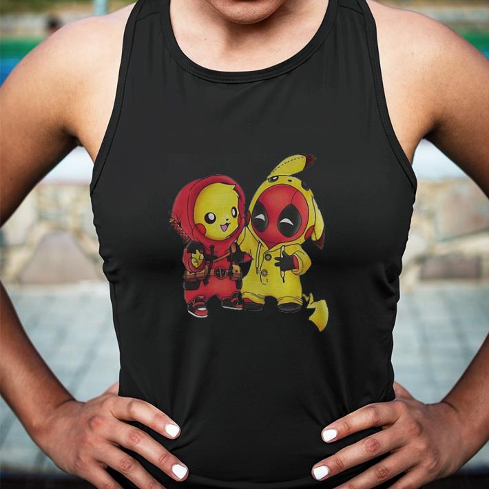 Official Pokemon Pikachu and Deadpool shirt 2 Official Pokemon Pikachu and Deadpool shirt 3