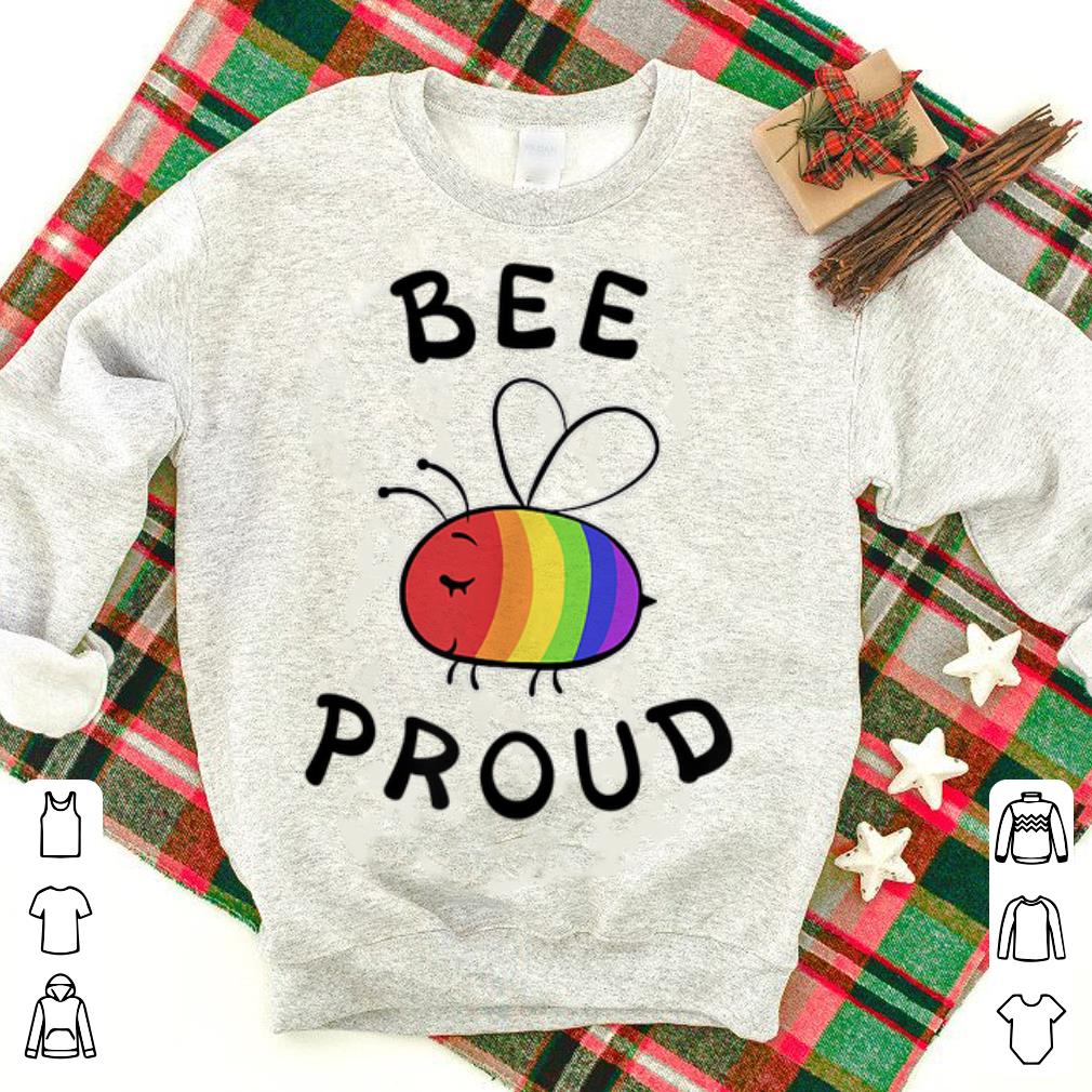 Original Bee Proud Pocket Pride LGBT Rainbow Shirt