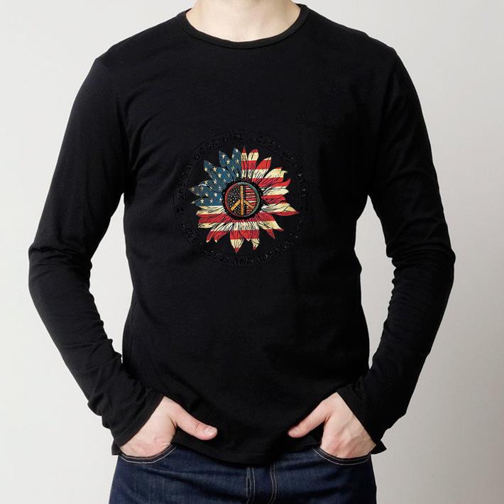 Original Flower peace sign she’s a good girl loves her mama loves Jesus and America flag shirt 5 Original Flower peace sign she’s a good girl loves her mama loves Jesus and America flag shirt
