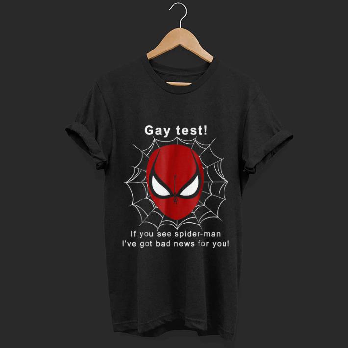 Original If You See Spider I Ve Got Bad News For You Shirt