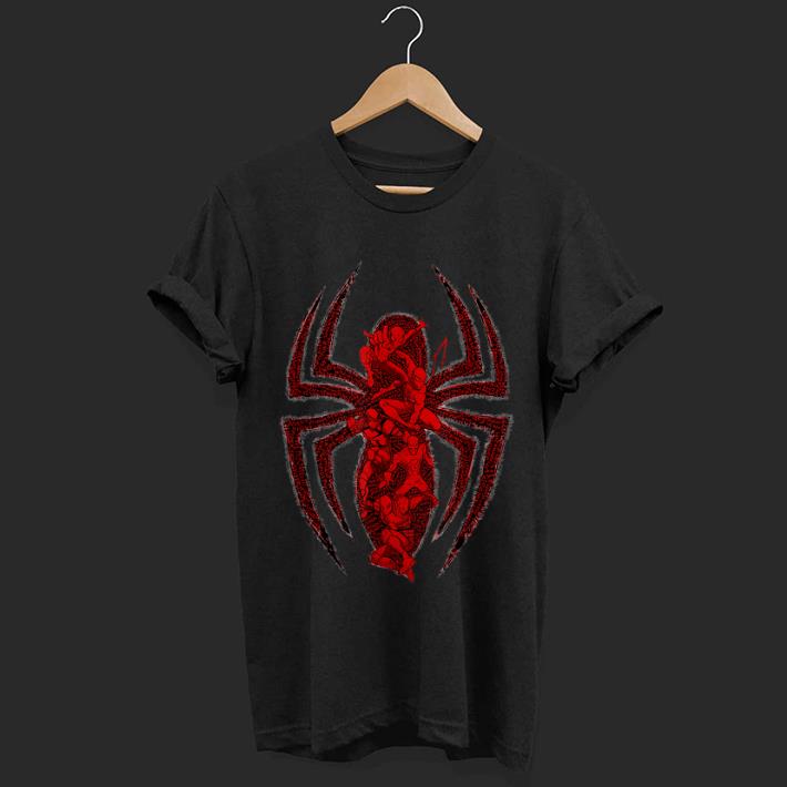 Original Marvel Ultimate Spider-man Group Logo Leap Graphic Shirt