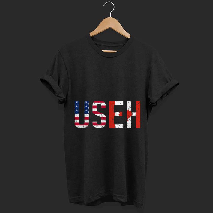 Original Us Eh American Canadian Canada Day Shirt