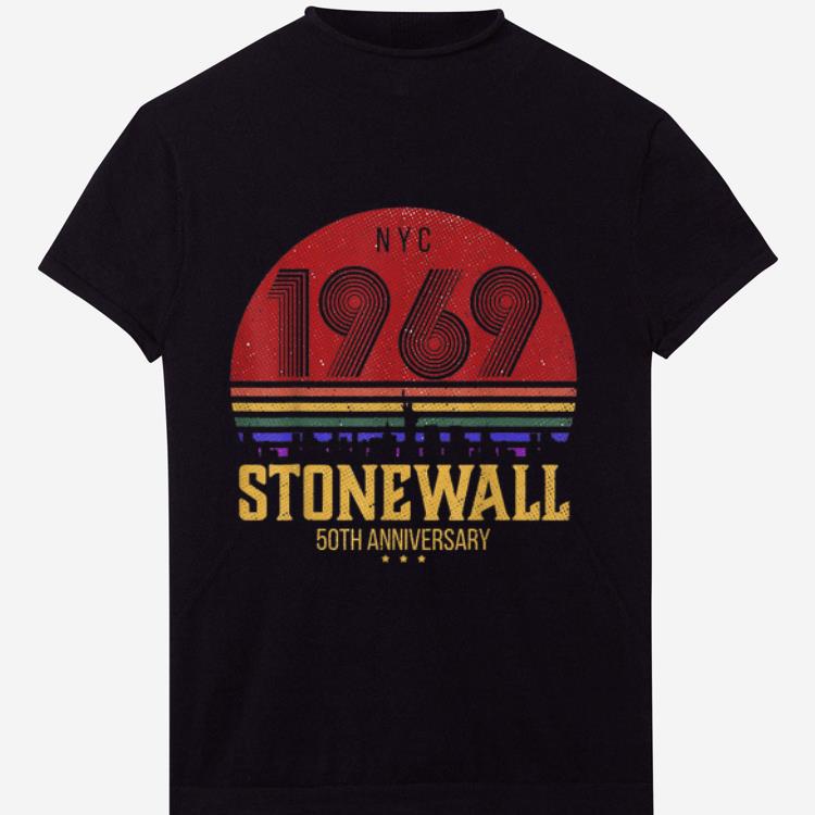 Premium Vintage Rainbow Stonewall 1969 NYC LGBTQ Rights Gay Pride shirt