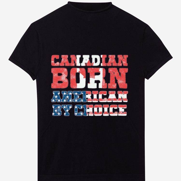 Pretty Canadian USA Canada Flag Proud 4th Of July And Canada Day shirt