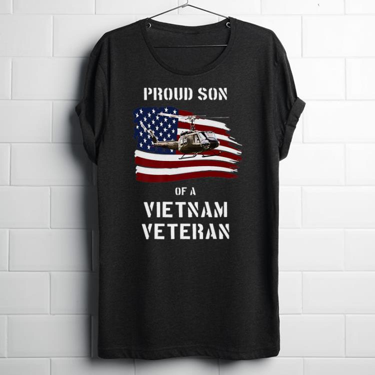 Proud Son Of A Vietnam Veteran American Flag shirt